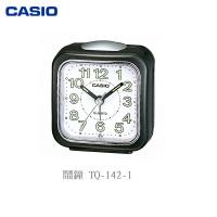 CASIO 鬧鐘 TQ-142-1 黑框白底