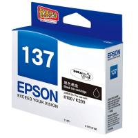 Epson  T1371  C13T137180  原裝  Ink - Black For K100 K200