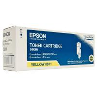 Epson S050611  原裝   1.4K  Laser Toner - Yellow AcuLaser C1700 C1750N C...