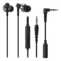 AUDIO-TECHNICA ATH-CKM500IS  Black  Inner-Ear Headsets for Smartphone
