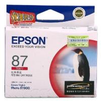Epson  T0877  C13T087780  原裝  Ink - Red STY Photo R1900
