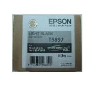 Epson  T5897  C13T589700  原裝  Ink - Light Black  80ml  STY Pro 3850 3885