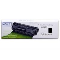 Many  代用   HP  CE320A Black 環保碳粉 Laserjet Pro CP1525 CM1415