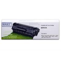 Many  代用   HP  Q2612A 環保碳粉 LaserJet 1010 1015 1018 1020 1022 3015 3020...