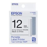 EPSON LK-4WBN (12mm) 標籤帶-白底黑字(C53S654501...