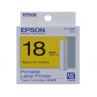 EPSON LK-5YBP (18mm) 標籤帶-黃底黑字(C53S655514...
