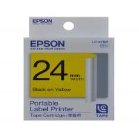 EPSON LK-6YBP (24mm) 標籤帶-黃底黑字(C53S656507...