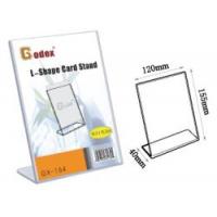 Godex GX-164  102 x 152mm  L-Shape Card Stand  Plastic  L形咭座