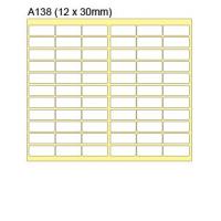 新星牌 New Star Label A138  12 x 30 mm  990個 包