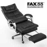 FAX88 辦公椅/大班椅/老闆椅/170度可躺/按摩 黑色按摩可躺+擱腳
