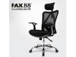 FAX88 Sihoo 人體工學電腦椅 家用網椅轉椅電競椅 職員辦公椅會議護腰M16 滑輪型+扶手+頭枕黑色
