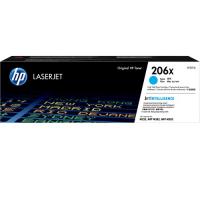 HP 206X LaserJet 高打印量青色原廠碳粉匣 2.45K Cyan W2111X