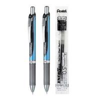 Pentel ENERGEL BLN75 按掣啫喱筆套裝0.5  BLN35  兩筆一芯