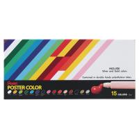 Pentel 廣告彩 膠支裝廣告彩 15色紙盒裝
