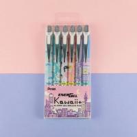 Pentel Energel 0.5 按掣啫喱筆 Kawaii+像素系列限定套裝6支 2022