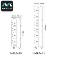 Masterplug SWSRG42N 4位獨立掣拖板 2米  防雷保護