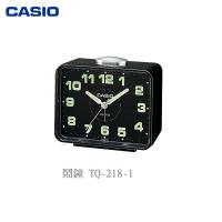 CASIO 鬧鐘 TQ-218-1 黑框黑底