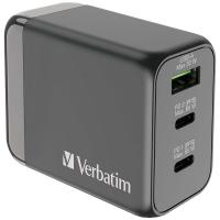 Verbatim 3 端口65W PD 3.0 & QC 3.0 GaN旅行充電器 66963
