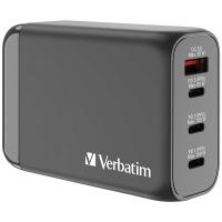 Verbatim 4端口100W PD 3.0 & QC 3.0 GaN旅行充電器 66967