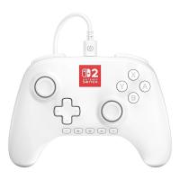 PowerA 任天堂 Switch 2 有線遊戲手掣 Lumectra White NSGP0524-01