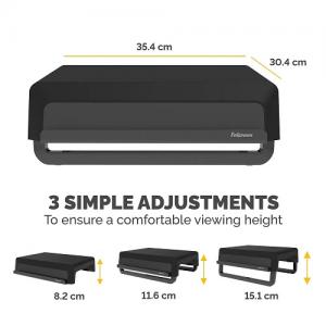 Fellowes FW100016560 螢幕平台 3 個角度可供調較