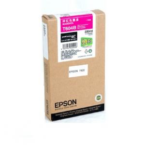 Epson  T604B  C13T604B80 原裝 Magenta洋紅色墨水  220ml 