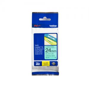 Brother TZe-751 Dymo 帶  24mm  - 綠底黑字