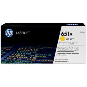 HP CE342A  651A   原裝   16K  Laser Toner - Yellow 700 color MFP M775