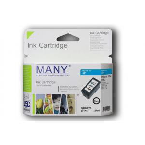 Many  代用   HP  CB336WA  74XL Black 環保墨盒