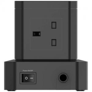 Verbatim 66960 黑色 4個AC插座 + 8端口 65W PD & QC 3.0 拖板 2米電源線