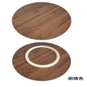 Automax 100CM 直徑 實木餐桌轉盤 胡桃色