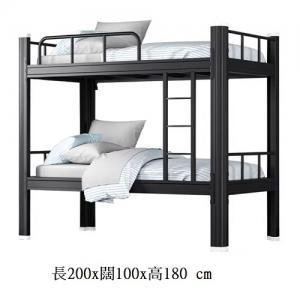 FAX88 鐵藝雙層床架 連床板 長200x闊100x高180cm