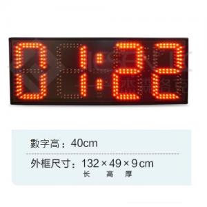 超大 禮堂 LED 4位 數字時鐘 132x49CM