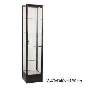 FAX88 玻璃帶鎖展示櫃 W40xD40xH160cm