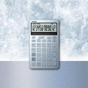 CASIO JW-200DQ-BU 12位計數機 金屬面板 纖巧桌上型