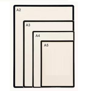 A3 磁吸鋁合金圓角相框 銀邊 掛牆鋁合金海報框