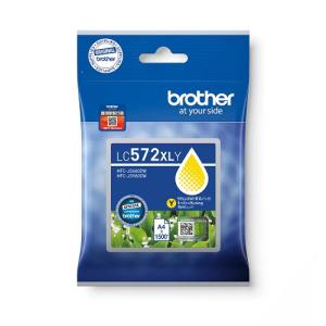 BROTHER LC572XLY 原裝高容量墨盒 黃色 約1500頁