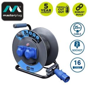 Masterplug PRO-XT 25米 2位電線拖轆 OL251622PEBL