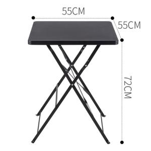 AUTOMAX 鐵藝方形折疊桌 55x55x72cm