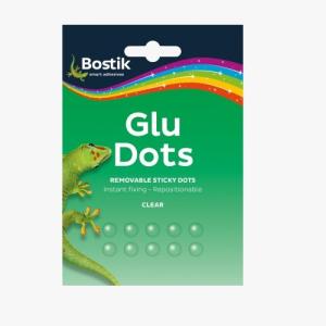BOSTIK Glu Dots 寶貼萬用膠 透明圓點  10mm 64pcs/Pad