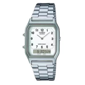 CASIO AQ-230A-7B 復古銀色女士手錶