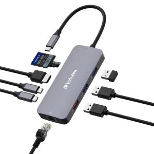 VERBATIM USB-C Pro 9合1擴展器32152  CMH-09